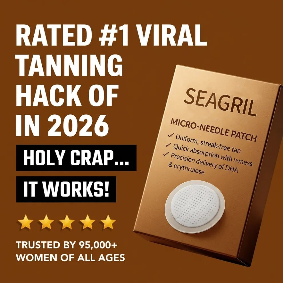 🔥Limited-time offer🔥🌞SEAGRIL™ Micro-Needle Tanning Patch🔥
