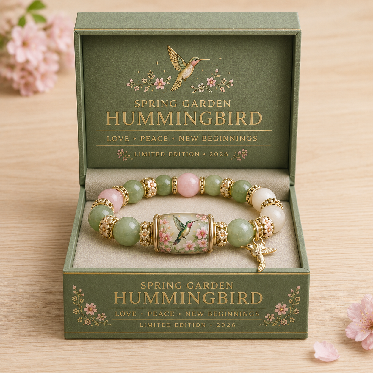 🌿 Love, Peace & Spring Blessings 💖 | 2026 Limited Edition Bracelet - Only 11 LEFT ⏰