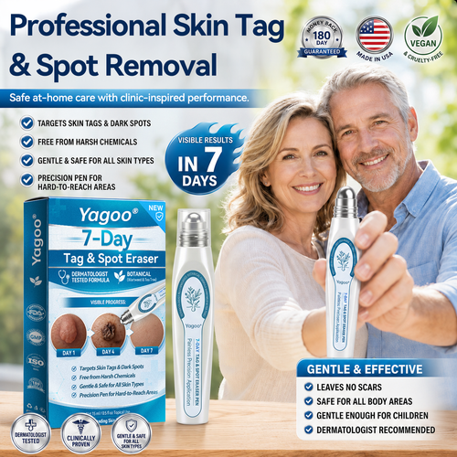 Yagoo® 7-𝐷𝑎𝑦 𝗧𝐚𝐠 & 𝗦𝗽𝐨𝐭 𝐄𝐫𝒂𝒔𝒆𝒓✅🎉(Zero Pain, Zero 𝐒𝐜𝐚𝒓𝒔 Rollerball)