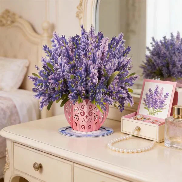 🏆85K+ SOLD! 🌼💌 Forever-Blooming 3D Flower Pop-Up Card– Personalized Love Message & Everlasting Bloom 🎁
