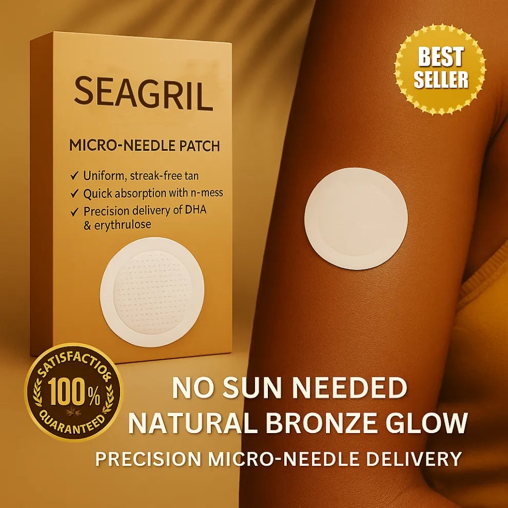 🔥Limited-time offer🔥🌞SEAGRIL™ Micro-Needle Tanning Patch🔥