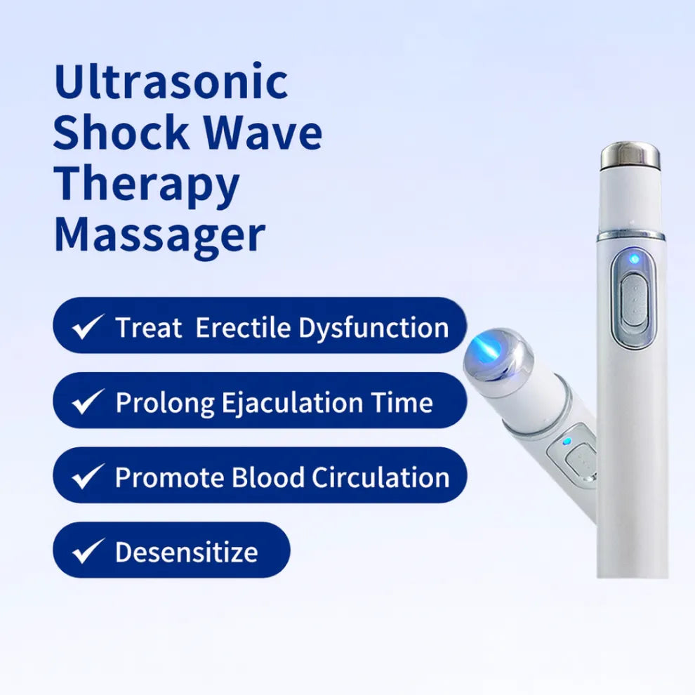 Advanced Acoustic Shockwave Therapy restores penile tissue health to enhance rise rigidity, stamina, and male performance confidence, relieving muscle pain, joint stiffness, tendon discomfort 📈