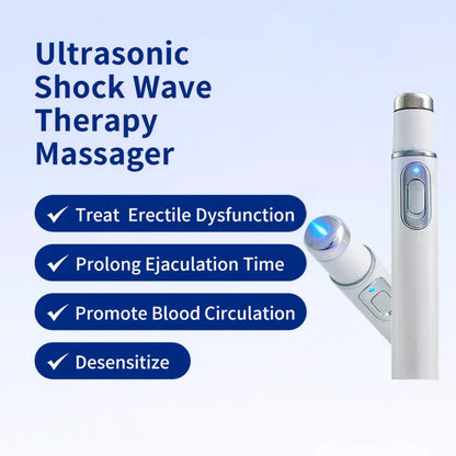 Advanced Acoustic Shockwave Therapy restores penile tissue health to enhance rise rigidity, stamina, and male performance confidence, relieving muscle pain, joint stiffness, tendon discomfort 📈