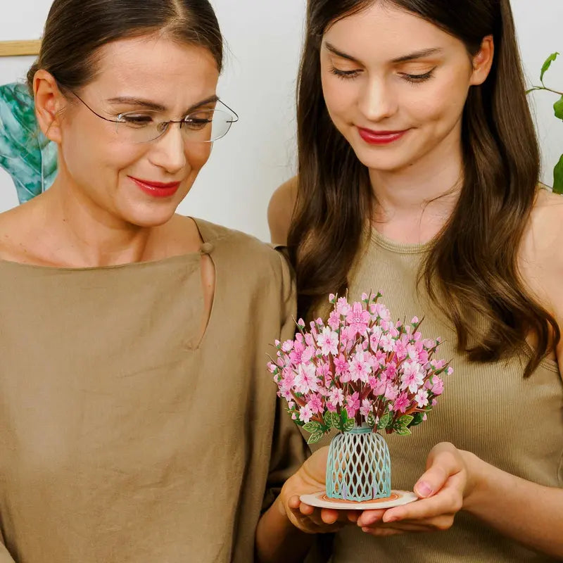 🏆85K+ SOLD! 🌼💌 Forever-Blooming 3D Flower Pop-Up Card– Personalized Love Message & Everlasting Bloom 🎁