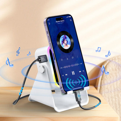 🔊🔊🔊 5-in-1 Wireless Speaker Phone Stand with Power Bank