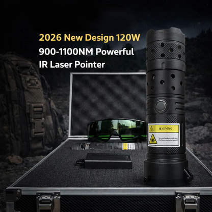 🔥[Professional] 2026 Brand New Variable 120W 900-1100NM High-Power IR Laser Pointer By SEAGRIL®